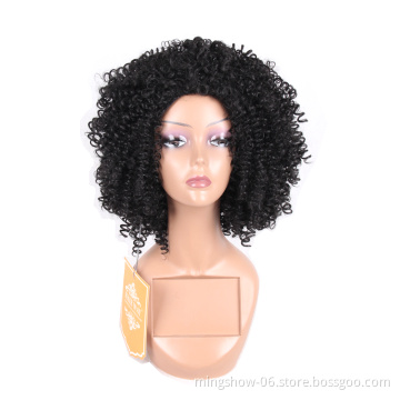 wholesale price synthetic wigs kinky curly for women
